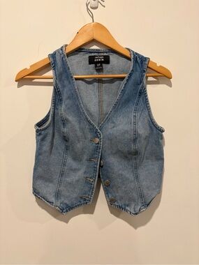 refuge Light Blue Denim Vest